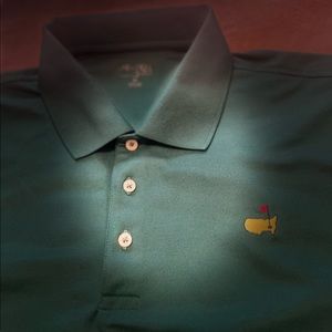 Size XL MasterTech Green polo 3button